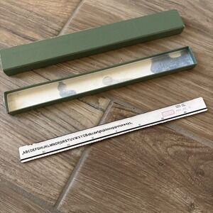 Vintage Unitech‎ Lettering Guide 20-120cl Pen 0USA